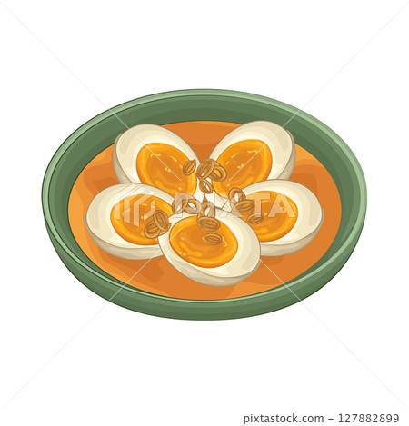 Illustration of opor Illustration of opor 127882899