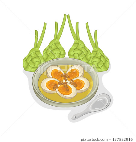 Illustration of opor Illustration of opor 127882916