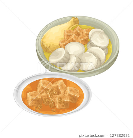Illustration of opor Illustration of opor 127882921