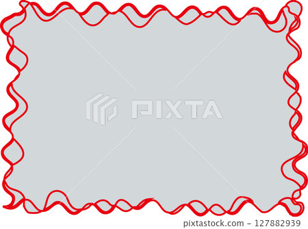 灰色背景1,紅線,波浪影像 灰色背景1,紅線,波浪影像 127882939