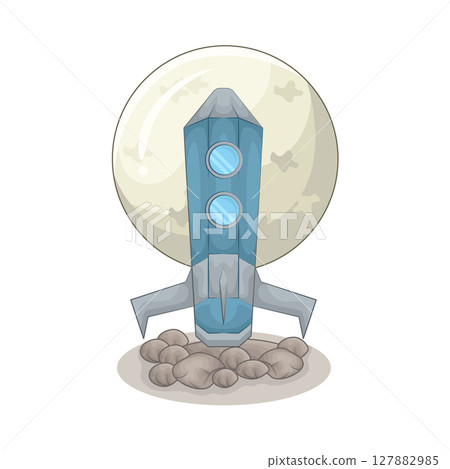 Illustration of rocket Illustration of rocket 127882985