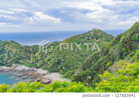 (Kagoshima Prefecture) Cape Sata Observatory and Ships Offshore (Kagoshima Prefecture) Cape Sata Observatory and Ships Offshore 127883041
