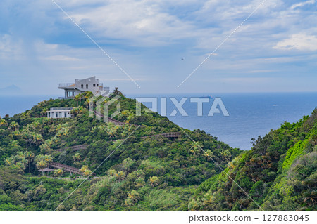（鹿兒島縣）佐多岬展望台與近海船舶 127883045