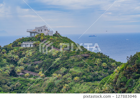 （鹿兒島縣）佐多岬展望台與近海船舶 127883046
