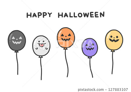Halloween balloons set Halloween balloons set 127883107