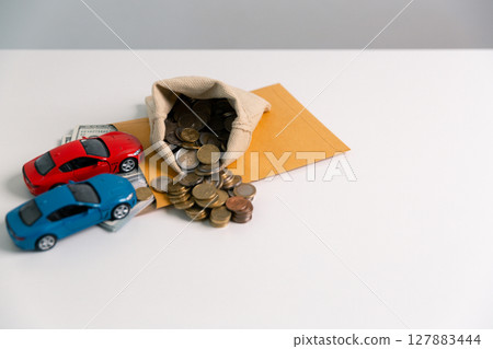 Business concept growth involves strategic financial management money loan investment bank real estate economic development encourage save buy home car education income stack investment economy return 127883444