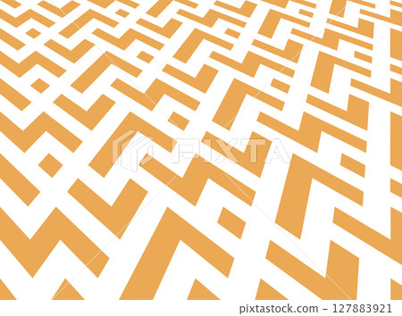Abstract geometric pattern. Vector background. White and golden ornament. Graphic modern pattern. Simple lattice graphic design Abstract geometric pattern. Vector background. White and golden ornament. Graphic modern pattern. Simple lattice graphic design 127883921