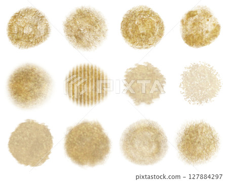 金色:一組圓形框架和邊框 金色:一組圓形框架和邊框 127884297