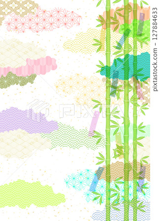 七夕夏季條背景 七夕夏季條背景 127884633