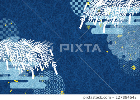 七夕夏季條背景 七夕夏季條背景 127884642