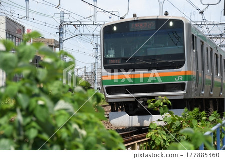 東海道線鎌倉（客運貨運）鐵路道口 127885360