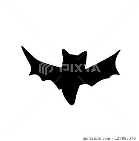 Hand-drawn bat illustration (Halloween material) Hand-drawn bat illustration (Halloween material) 127885370