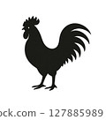 雞剪影 127885989