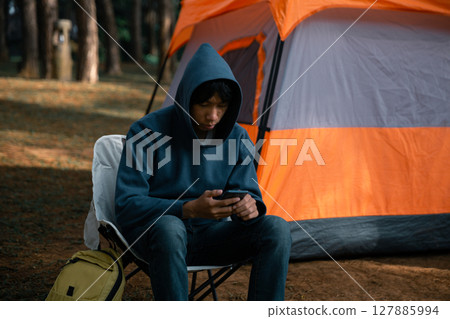 Future remote work combines technology nature smart phone enable e-learning productivity while traveling blending comfort modern devices serenity computer equipment business connection natural world 127885994