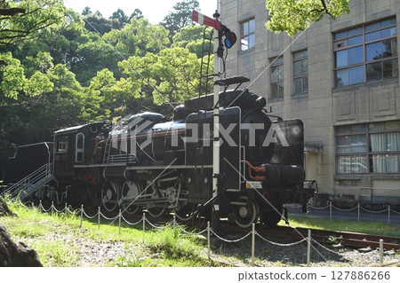 靜態保存的蒸氣機車 127886266