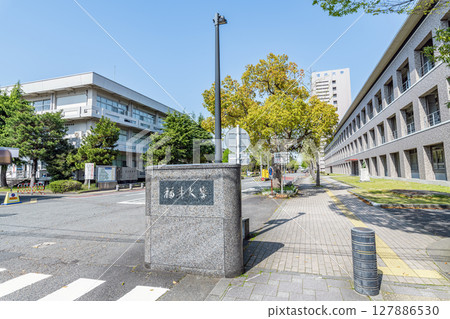 Fukui City, Fukui Prefecture National University Corporation Fukui University Bunkyo Campus Main Gate 127886530