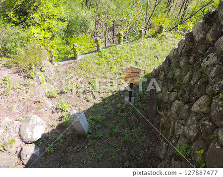Komoro Castle Ruins of the unknown gate of water 127887477