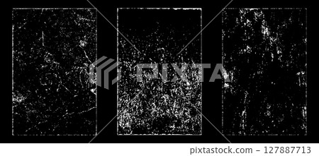 Black and white grunge. Distress overlay texture. Abstract surface dust and rough dirty wall background concept. Distress illustration simply place over object to create grunge effect. Vector EPS10. 127887713