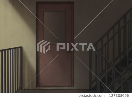 室外樓梯背景圖01 室外樓梯背景圖01 127888696