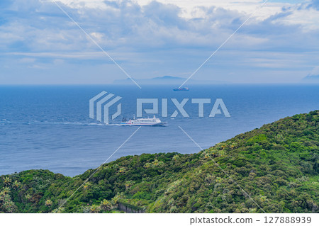 Ships off Cape Sata (Kagoshima Prefecture) Ships off Cape Sata (Kagoshima Prefecture) 127888939