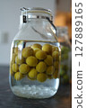 Make your own plum wine 127889165