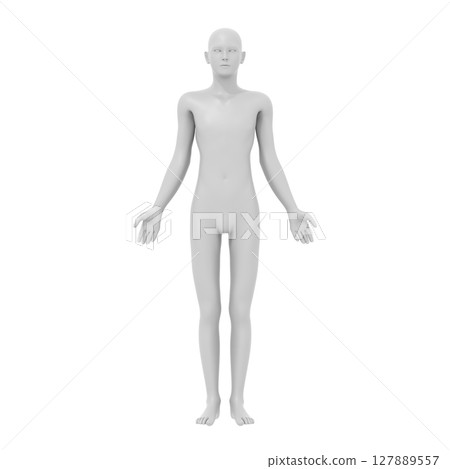 Human model, full body, human body 127889557
