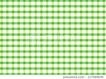 Refreshing green gingham check (background/wallpaper) thin line 127889640