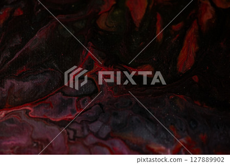 紅色和黑色背景 127889902