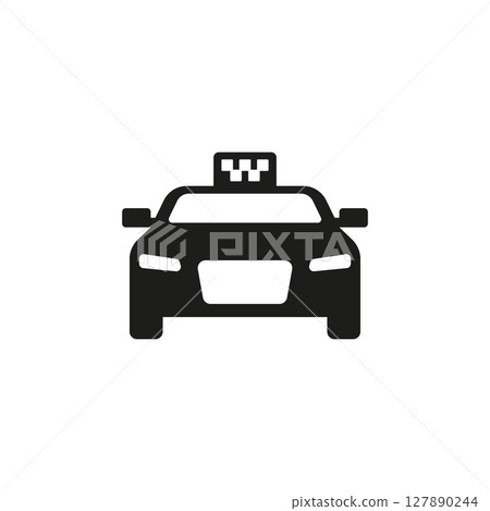 Taxi Car Icon Taxi Car Icon 127890244