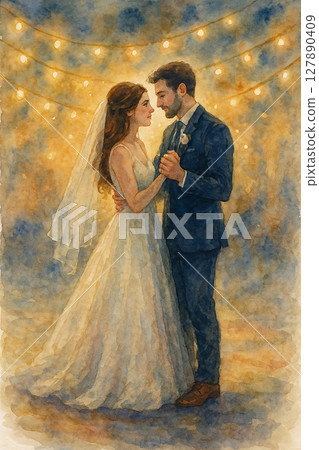 浪漫婚禮舞蹈 | 新郎與新娘的首舞 | 愛情儀式 | 婚禮舞蹈場景 浪漫婚禮舞蹈 | 新郎與新娘的首舞 | 愛情儀式 | 婚禮舞蹈場景 127890409