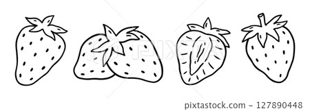 Strawberry set Strawberry set 127890448