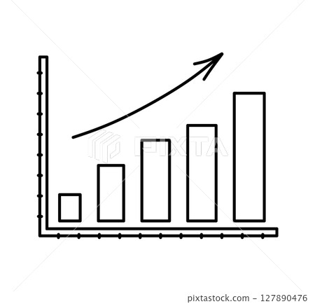 Growth financial chart 127890476
