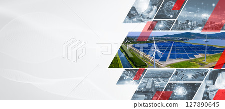 Collage of various technology images Horizontal visuals for banners and advertisements Collage of various technology images Horizontal visuals for banners and advertisements 127890645