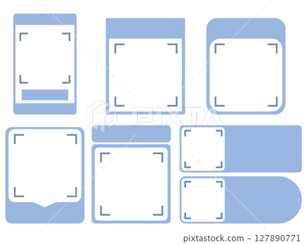 Barcode placement template material Barcode placement template material 127890771