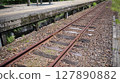 The platform at Masaki Station in Ebino City, Miyazaki Prefecture 127890882