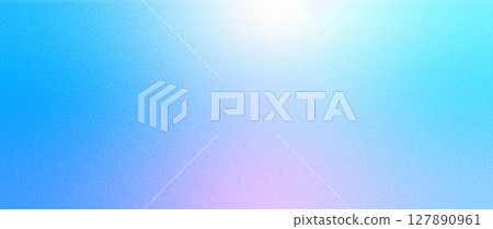 Blue and pink noise gradient background.Pastel colors grainy texture gradation cover. Christmas soft cool transition. Fresh banner template. Horizontal smooth blur retro cover. Vector illustration 127890961