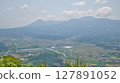 Kirishima mountain range as seen from Yatake Plateau in Ebino City, Miyazaki Prefecture 127891052