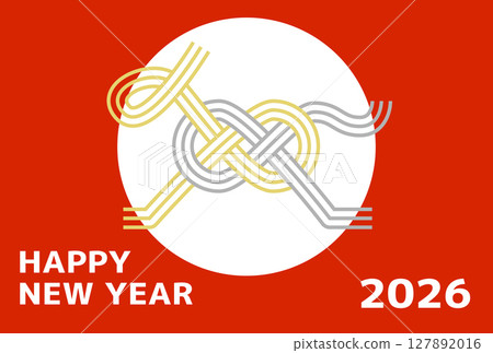 Mizuhiki New Year's card for the Year of the Horse 2026 Mizuhiki New Year's card for the Year of the Horse 2026 127892016