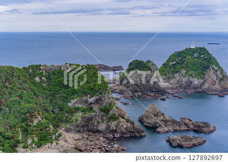 (Kagoshima Prefecture) Cape Sata Observatory View (towards the lighthouse) 127892697
