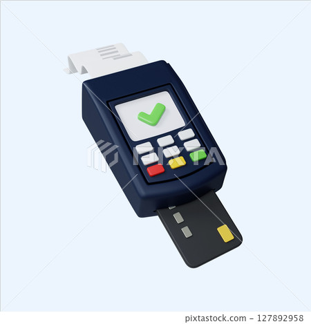 Finance technology tools for seamless transactions. 3D render illustration Finance technology tools for seamless transactions. 3D render illustration 127892958