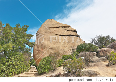[從王子山（微笑岩）眺望] 岡山縣倉敷市兒島唐琴町 127893014