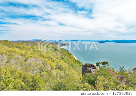 [從王子山眺望]岡山縣倉敷市兒島唐琴町 127893023