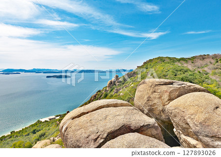 [從王子山眺望]岡山縣倉敷市兒島唐琴町 127893026