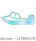 Summer sea vehicle motorboat leisure boat gentle ecology icon design symbol 127893174