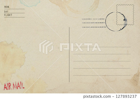 Blank of the old postcard with space for text 127893237