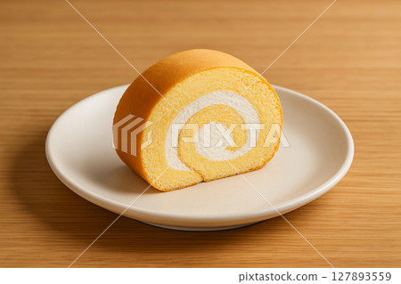 簡單的奶油蛋糕卷 簡單的奶油蛋糕卷 127893559