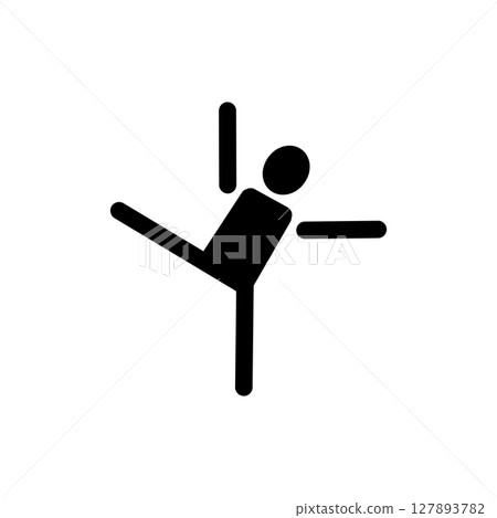 Balance Pose Icon – Dy 127893782