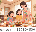 一家人吃飯 127894600