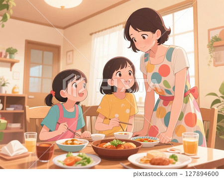 一家人吃飯 127894600