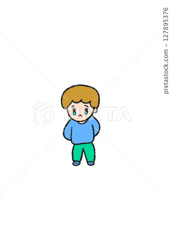 一個哭泣的男孩 127895376